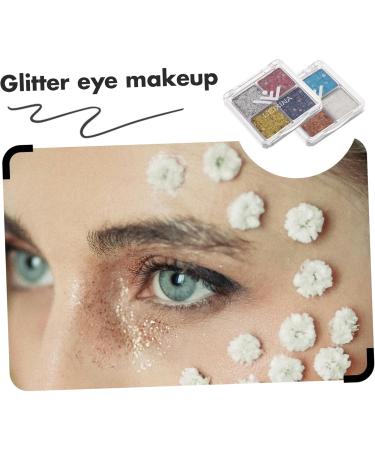OHPHCALL 2pcs Glitter Eye Makeup Face Glitter Eyeshadow Palette Makeup Eye Shadow Eyeshadow Sparkle Shimmer - Buy Online on GoSupps.com