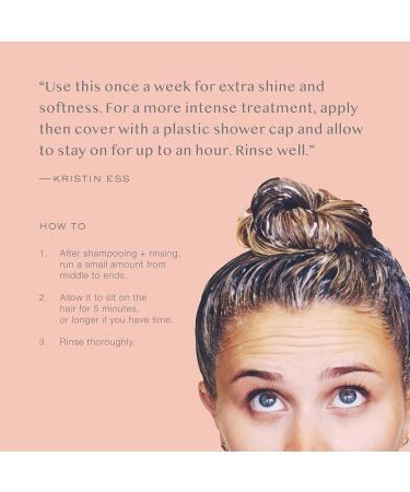 Kristin Ess Hair Strand Strengthening Moisture Mask - Deep Conditioning Treatment for Dry, Damaged Hair - 6.7 fl. oz - Buy Online on GoSupps.com