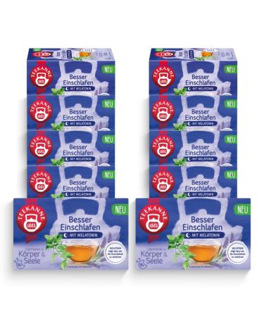Teekanne TEEKANNE Better Sleep Melatonin Herbal Tea 10 packs x 18 sachets (10 x 30.6 g)
