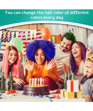 Buy THNKSTAPS 24-Piece Temporary Hair Color Chalk Set for Kids | Washable Hair Dye for Parties Carnival Christmas & Halloween - Buy Online on GoSupps.com