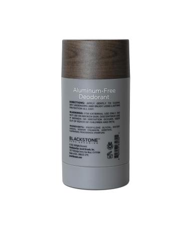 Blackstone Men's Grooming Aluminum-Free Deodorant - All Day Odor Protection | Long Lasting Protection - Sandalwood (2.82 oz) - Buy Online on GoSupps.com