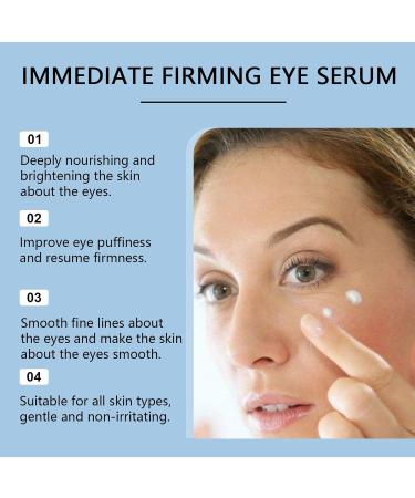  homomdy Instant Firming Eye Serum Anti Aging Reduces Under Eye Bags Dark Circles Puffiness Fine Lines & Crow's Feet Firms Sensitive Skin Underneath Moisturizes (3 - Buy Online on GoSupps.com