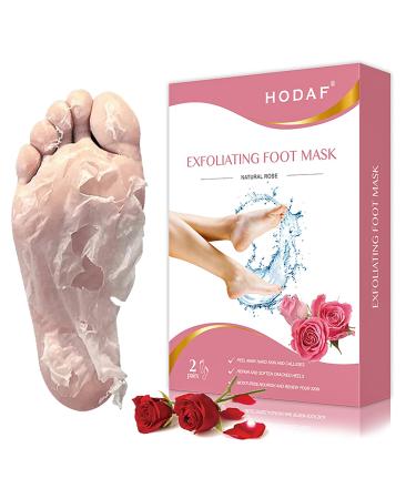 SDSM Foot mask for hard skin 2 pair of foot peeling mask for dead skin cracked heel treatment socks plant formula moisturizing socks corneal remover foot mask baby soft feet (rose) - Buy Online on GoSupps.com