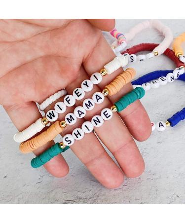 6000pcs 24 Colors Clay Beads Bracelet Making Kit for Girls 8-12 | Letter Beads & Polymer Heishi Beads for Jewelry Making | Ideal Preppy Christmas Crafts Gift - Buy Online on GoSupps.com