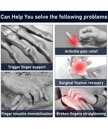 HOYDATE Trigger Finger Brace Support Adjustable Finger Splint for Arthritis & Broken Fingers | Pain Relief & Protection - Buy Online on GoSupps.com