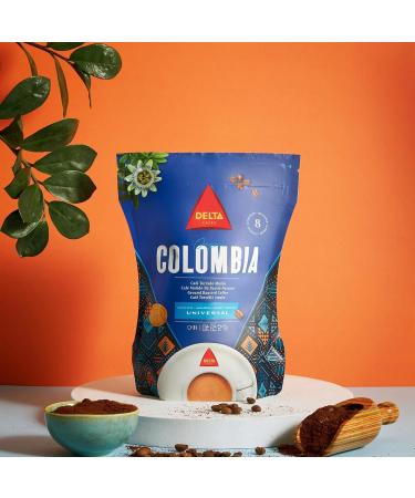 Delta Ground Roasted COLOMBIA Coffee 220 g - Buy Online on GoSupps.com