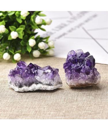 1PC Natural Amethyst Cluster Quartz CrystalStones Reiki Stones Crystal Point Specimen Home Decoration Raw Crystals for Crystal Cluster (Color : Amethyst Size : 4PCS) 4PCS Amethyst - Buy Online on GoSupps.com