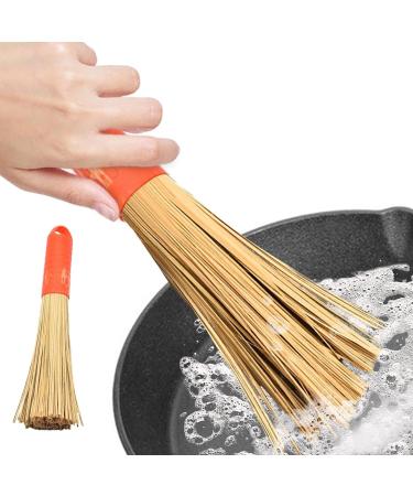 Pot Scraper Scrubber Dish | Cleaning Scrubber Wok Brushes - Pot Scraper Scrubber Dish Kitchen Cleaning Tools Frying Pan Brushes for Pans Metal Sink Platecast Steel Pots - Buy Online on GoSupps.com