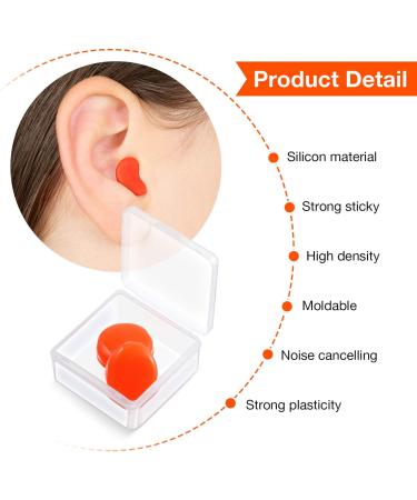 21 Pairs of Soft Silicone Earplugs for Sleeping & Swimming - Reusable Formable Noise Suppression with 32 dB NRR - Ideal for Snoring Concerts & Aircraft - Buy Online on GoSupps.com