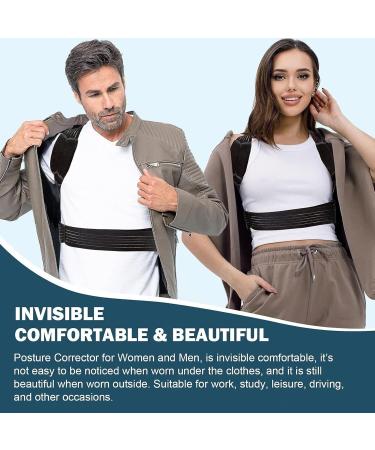 Meltor XL Straight Back Support Belt - Adjustable Lightweight & Effective Relief for Hump & Shoulder Pain - Buy Online on GoSupps.com