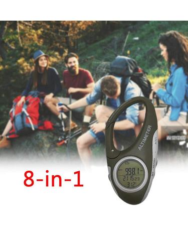FOOTIC Electronic Altimeter Carabiner with Handheld Thermometer for Fishing - Weather Forecast Meter Gadget - Buy Online on GoSupps.com
