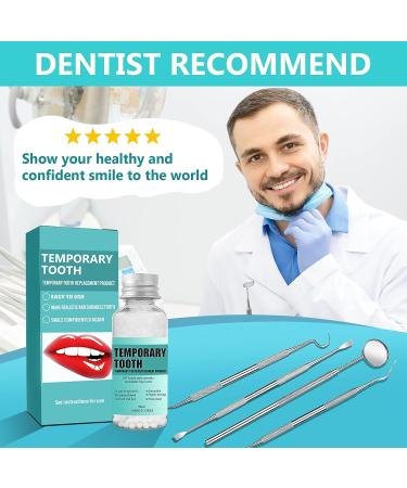 Temporary Tooth Repair Kit with Mouth Mirror and Dental Tools - Restore Missing or Broken Teeth for Confident Smiles - Buy Online on GoSupps.com