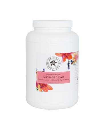 DMS Sun Lilly Organics Massage Cream 1 Gallon Smooth Deep Tissue Massage Paraben Free Made in USA Cruelty Free