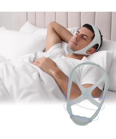 Upgraded Anti Snoring Devices Anti Snoring Chin Strap Adjustable and Breathable Chin Strap Provide The Effective Snoring Solution to Stop Snoring Sleep Aid Snore Reducing Aid for Woman and Men