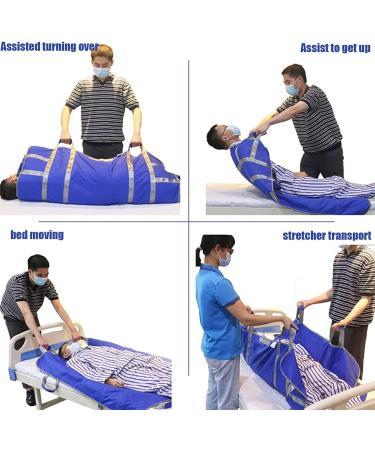Positioning Pad Draw Sheet Patient With Reinforced Handles Transfer Sheet for Body Lifting Turning Repositioning for Elderly Caregiver Adult Lift Sheet - Buy Online on GoSupps.com