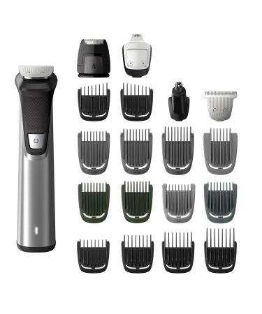 Philips Norelco All-in-One Cord/Cordless Multigroom Turbo-Powered Full Body Trimmer 23 Attachment Grooming Kit Multigroomer 8000