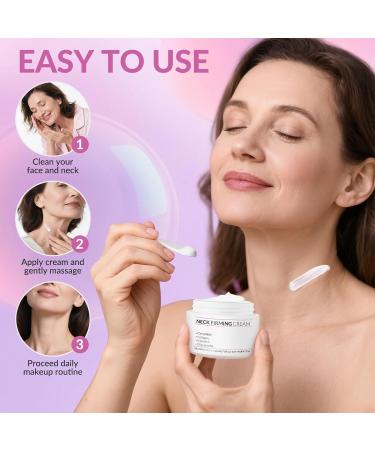 SkiEssance Neck Creams for Tightening and Firming Neck Firming Cream with Collagen Hyaluronic Acid Day & Night Anti-Aging Skin Tighten and Lift Cream for Neck D collet & Face 1.7Fl Oz - Buy Online on GoSupps.com