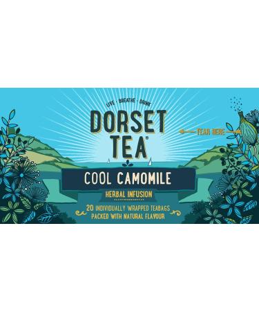 Dorset Tea Cool Camomile Tea Bags - 80 Count, Caffeine Free Herbal Tea - Buy Online on GoSupps.com