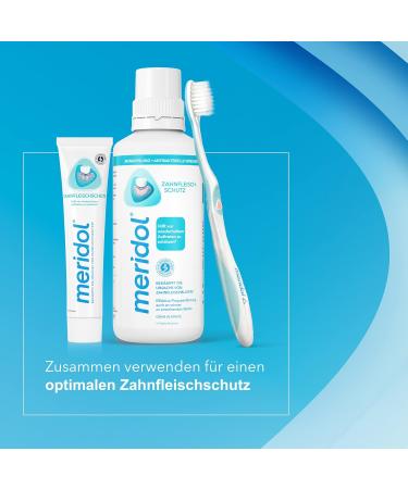 Meridol Gum Protection Mouthwash - Alcohol-Free Antibacterial Care for Healthy Teeth & Gums - 8 Pack (4 x 400ml Bottles) | International Shipping Available - Buy Online on GoSupps.com