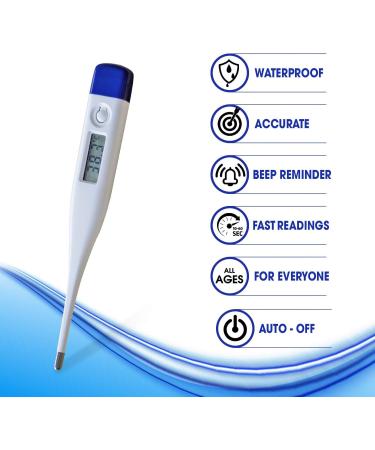 Careway Digital Thermometer - Quick, Accurate Results with Built-in Alert - Buy Online on GoSupps.com