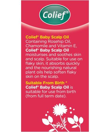 Colief Baby Scalp Oil with Rosehip Oil and Chamomile | Soothing Moisturizing Oil for Infants | 1.01 Fl. Oz + Colief Infant Gas Drops | Natural & Safe Digestive Aid | 0.5 Fl. Oz - Buy Online on GoSupps.com
