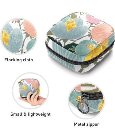 GIAPB Period Bag - Spring Flower Color Sanitary Napkin Storage & Travel Makeup Pouch - Buy Online on GoSupps.com