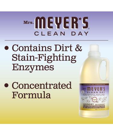 MRS. MEYER'S CLEAN DAY Biodegradable Liquid Laundry Detergent - Compassion Flower 64 oz (Pack of 4) | 128 Loads | Eco-Friendly & Essential Oil Infused - Buy Online on GoSupps.com