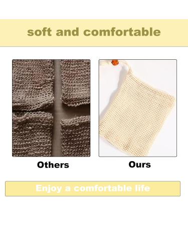 4 Pack Soap Bags - Perfect for Solid Shampoo Bathing Peeling & Travel | Eco-Friendly Soap Sacks for Foaming & Drying - Buy Online on GoSupps.com