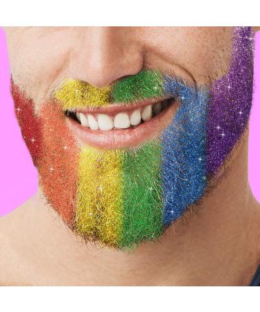 Beard-Dazzled Biodegradable Rainbow Beard Glitter - Sparkle Naturally - Buy Online on GoSupps.com