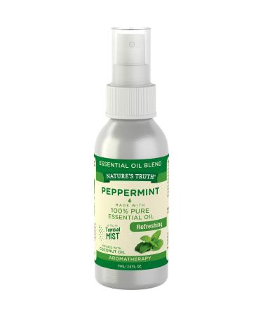 Natures Truth Aromatherapy Peppermint Essential Oil Hydrating Mist,2.4 oz
