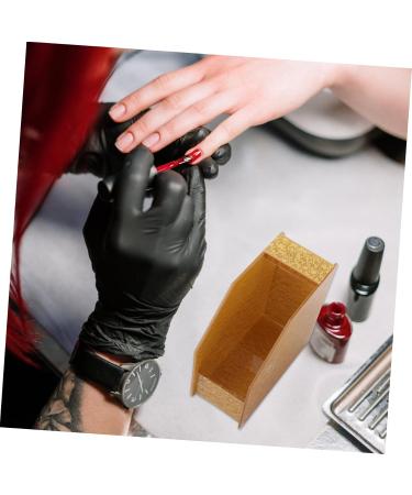 Ipetboom Nail Paper Holder Manicure Paper Holder Nail Art Stand Kitchen Napkin Holder Nail Art Paper Container Napkin Dispenser Diy Nail Decals Container Water Modeling Acrylic 12x5.5CM Golden - Buy Online on GoSupps.com