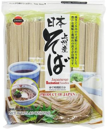 J-Basket Japanese Buckwheat Soba Noodles 720g (Pack of 2) by CNMART - Buy Online on GoSupps.com