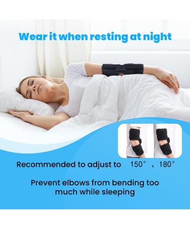 Ulnaris Elbow Rail for Cubital Tunnel Syndrome | Adjustable Orthosis for Night & Day - S/M Size | Left & Right Arm Support - Buy Online on GoSupps.com