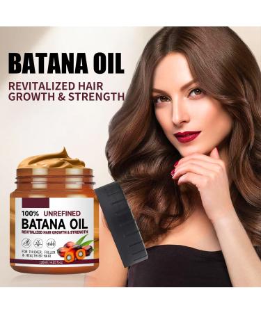 Batana Oil - 100% Pure Natural Hair Growth Oil for All Hair Types | 120ml - Boost Shine & Nourish - Buy Online on GoSupps.com