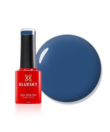 Bluesky Gel Nail Polish Blue Rapture Mini 80558 Dark Blue Denim Long Lasting Chip Resistant 5ml (Requires Drying Under UV LED Lamp)
