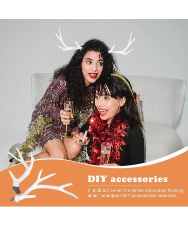 Bestoyard Deer Antler Headband - Halloween Reindeer Horn Headpiece for Women/Girl Cosplay - Buy Online on GoSupps.com
