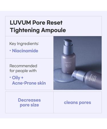 Pore Reset Ampoule | Tighten Pores & Control Sebum | Niacinamide & PHA Serum for All Skin Types | International Shipping - Buy Online on GoSupps.com