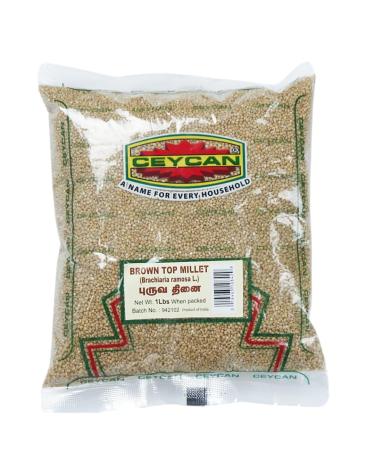 CEYCAN Browntop Millet 4LB (1800g) Gluten-Free Grain Also Known as Chotti Kangni Andu Korralu Korale Puruva Thinai Native Low GI Millet High Protein Double the Fibre of White Rice(4 pack) (4 LB 1800 gram)
