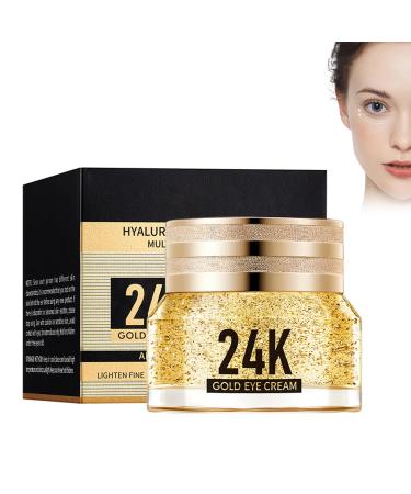 Hppsctink Eye Cream 40g 24K Gold Eye Cream Firming Eye Cream Dark Circles Puffiness & Eye Wrinkles Eye Cream