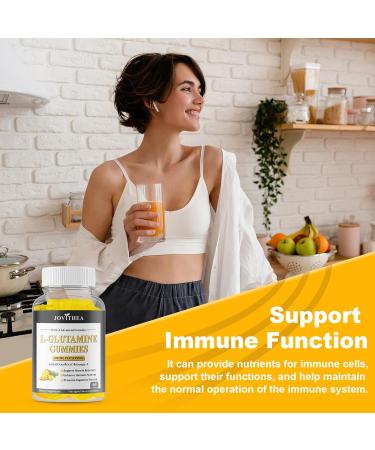 L-Glutamine Gummies 1000mg, Glutamine Supplement for Women & Men, with BCAAs, Magnesium & NAC, Support Gut, Muscle Health & Immunity, Vegan, Non-GMO, Gluten Free, Keto Friendly,Pineapple Flav, 60Ct 60 Count (Pack of 1) - Buy Online on GoSupps.com