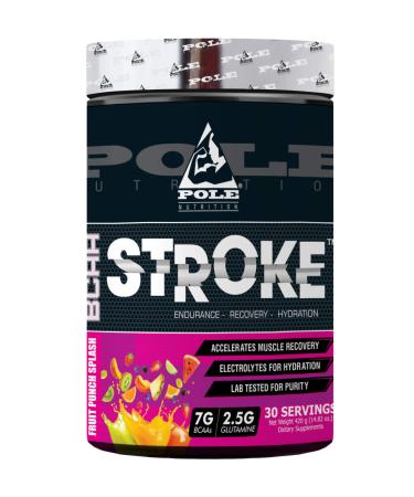 BCAA Stroke 30 Serving 420 Gram Fruit Punch Splash