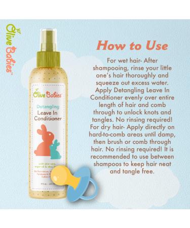 Hair Detangling Leave-in Conditioner Spray 8oz | Smooth & Nourish Your Hair - Shop Internationally - Buy Online on GoSupps.com