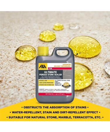 FILA Surface Care Solutions FOB High Performance Stone & Granite Sealer - 1 QT Protect & Enhance Your Surfaces - International Shipping Available - Buy Online on GoSupps.com