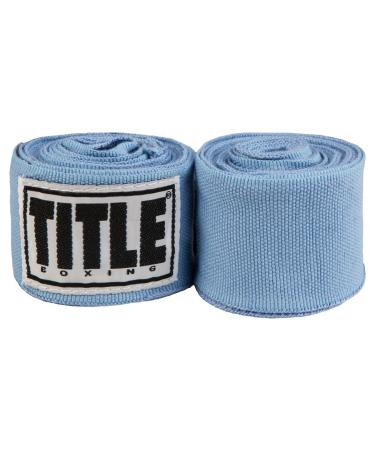 Title Boxing Elastic Mexican Hand Wrap, Columbia Blue, 180"