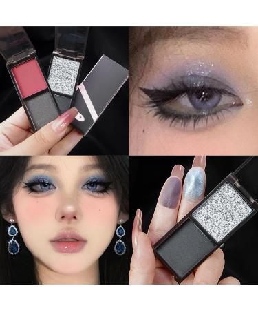 Yelewy Goth red black eyeshadow palette black white makeup palette smokey gothic makeup eye shadow highly pigmented eye shadow Halloween clown SFX eye 4 colors - Buy Online on GoSupps.com