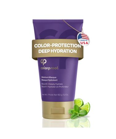 Colorproof Moisture Masque 5.2FL.Oz. Hydrating Moisturizing Deep Conditioner for Color-Treated Hair Mojito Mint Scent