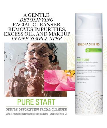 Goldfaden MD Pure Start Gentle Detoxifying Facial Cleanser 5 Fl Oz - Natural Formula | Pack of 1 - Buy Online on GoSupps.com