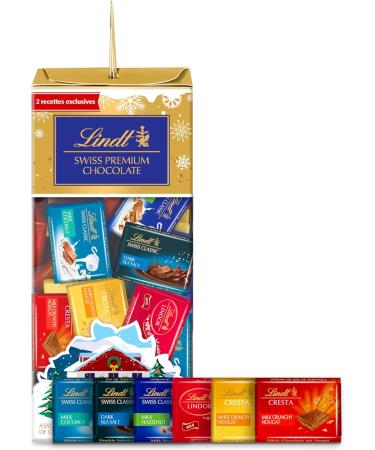 Lindt - Neapolitans SWISS PREMIUM CHOCOLATE - Mix of Milk-Hazelnut Chocolates Milk-Nougat Chips White-Nougat Chips LINDOR - Buy Online on GoSupps.com