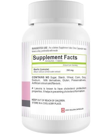 Bhumija Lifesciences Garlic Capsules 60's (Pack of Five) - Buy Online on GoSupps.com