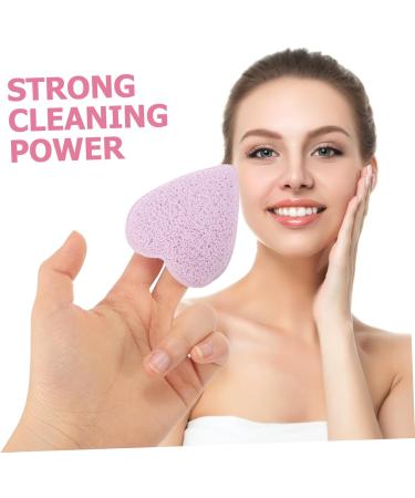 HONMEET Face Wash Makeup Removal Remove Makeup Exfoliator Sponge Makeup Removing Sponge Sponges Natural Facial Sponges Face Sponges Face Cleaning Sponge Sponges for Facial Purple - Buy Online on GoSupps.com